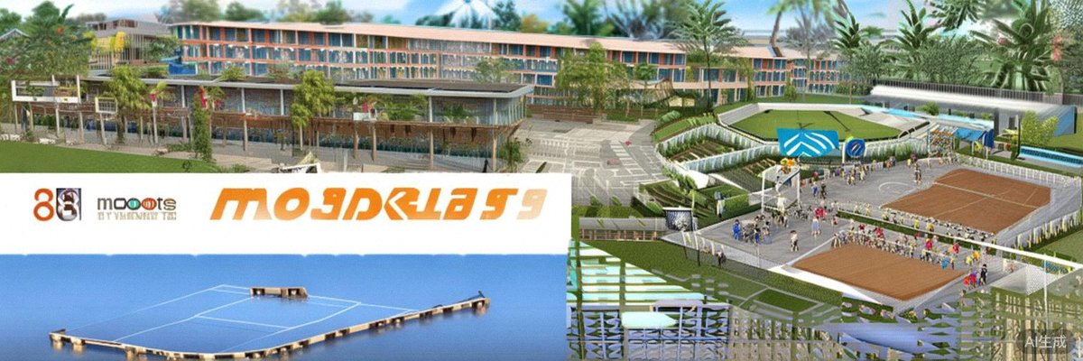 Fasilitas olahraga yang didukung oleh M88 msports untuk komunitas lokal di Indonesia